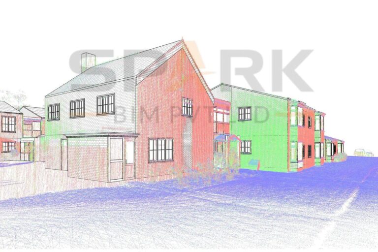 BIM Generation from Point Cloud Data for a Building Set-4