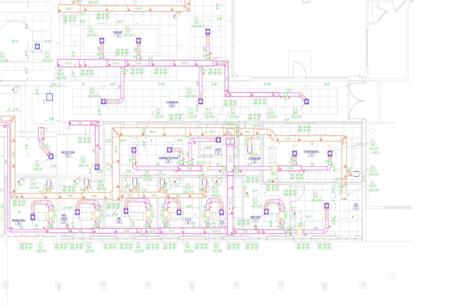 HVAC Shop Drawings Services