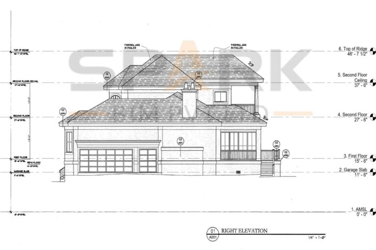 PDF to BIM Residential Villa Project-2