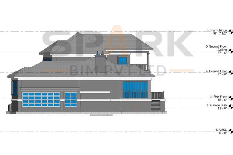 PDF to BIM Residential Villa Project-3