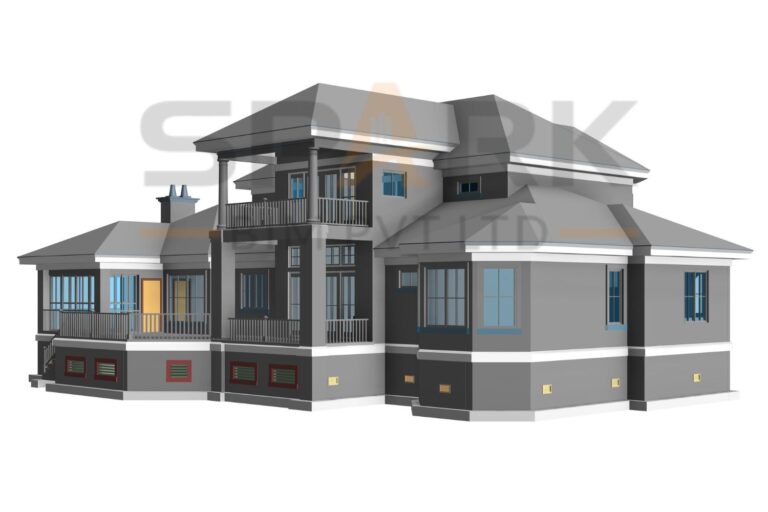 PDF to BIM Residential Villa Project-7