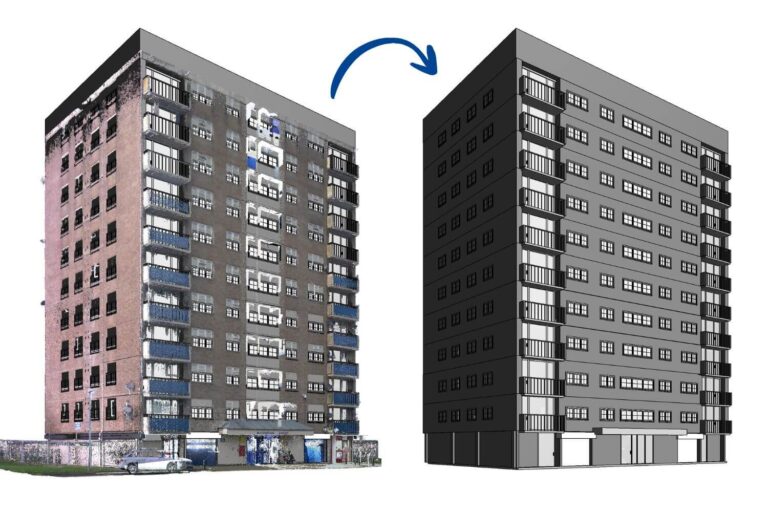 Point Cloud to BIM Modeling Conversion Services in Texas