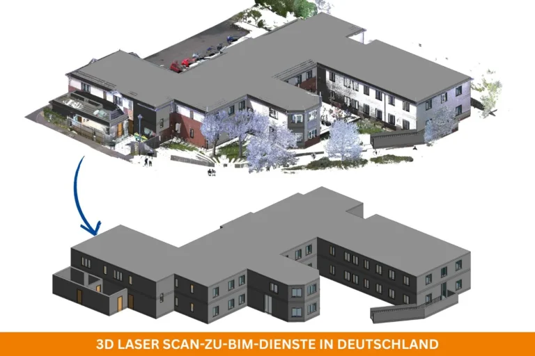 3D-Punktwolkenscan zu BIM-Diensten in Deutschland
