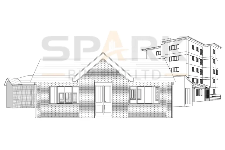 Revit Architecture 3D BIM Model - Residential Building - 4
