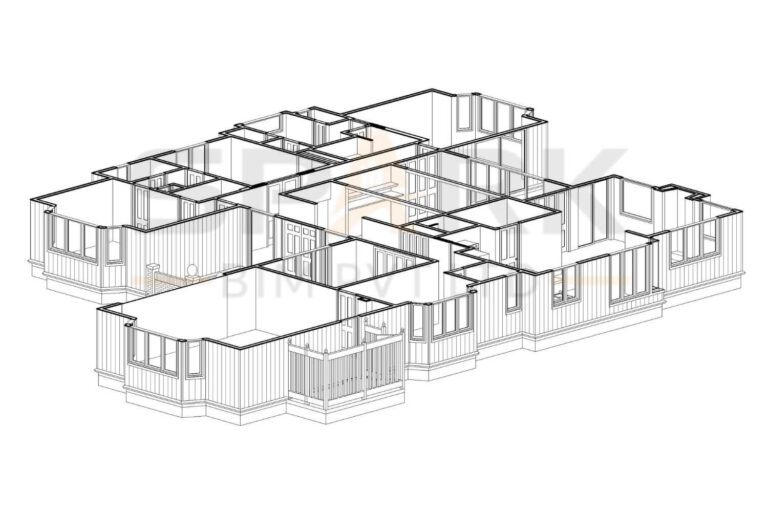 PDF to BIM Conversion for Modern Residential - 8