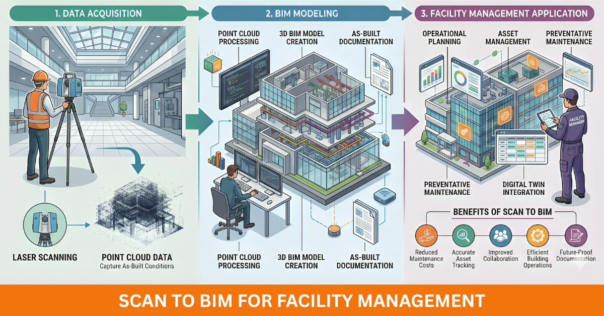 Scan to BIM for Facility Management