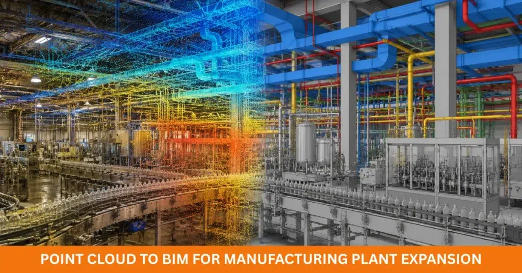 Point Cloud to BIM for Manufacturing Plant Expansion